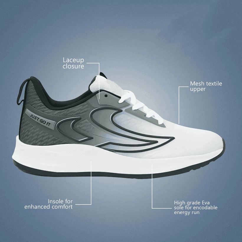 Nobelite Premium Sports ,Gym, Trending, Stylish Running Shoes For Men